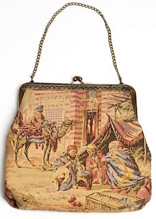 Vintage L&M Spot-Lite Tapestry Evening Bag