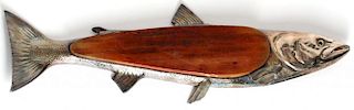 EPNS Articulated Fish-Form Serving Tray