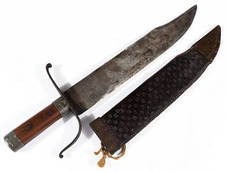 RARE CIVIL WAR CONFEDERATE VIRGINIA BOWIE KNIFE WITH SHEATH