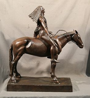 After Cyrus Edwin Dallin, Appeal to the Great Spirit, Bronze