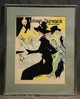 Toulouse-Lautrec, Divan Japonais, Lthograph