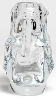 Skrdlovice Glassworks Propeller Vase