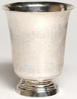 French .950 Silver Drinking Cup