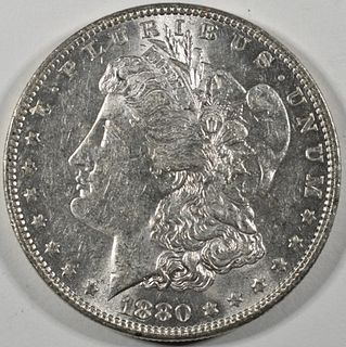 1880-O MORGAN DOLLAR AU/BU