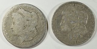 1881 & 83 MORGAN DOLLARS LOW GRADE