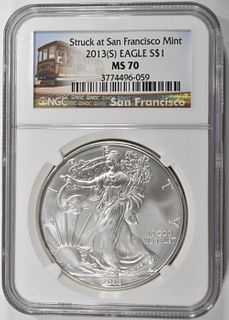 2013(S) AMERICAN SILVER EAGLE NGC MS70