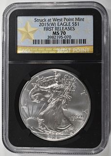 2015(W) AMERICAN SILVER EAGLE NGC MS70