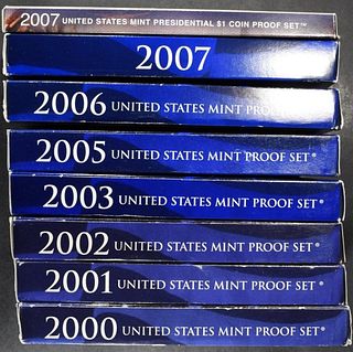 2000-03,05-07  US PROOF SETS