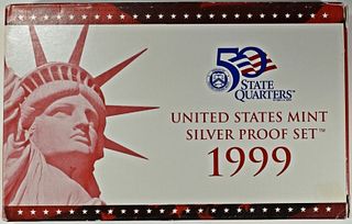 1999 US SILVER PROOF SET