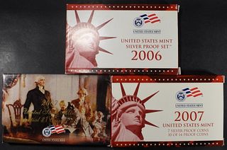 2006 & 2007 US SILVER PROOF SETS