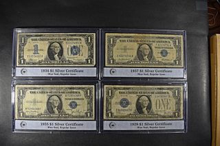 1928, 34, 35, 57 SILVER CERTS