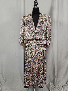 Vintage Diane Freis Georgette Dress