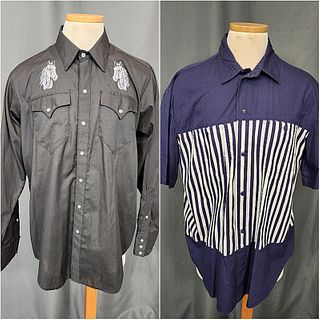 2 Vintage Mens Shirts