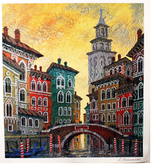 Krasnyansky, Anatole "Venice Yellow Sunset" (2003)