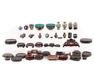 CHINESE CLOISONNE PIECES
