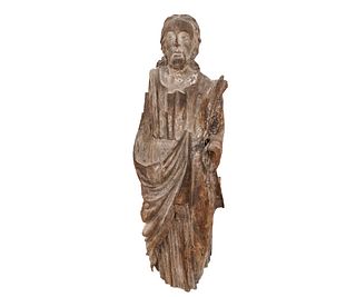 CARVED RELIGIOUS FIGURE