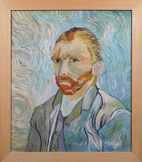 After Vincent van Gogh: Auto Portrait