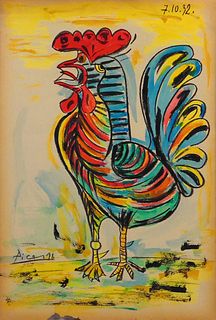 After Pablo Picasso:  Rooster