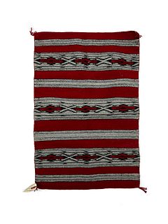 Mary Jane Barker - Navajo Ganado Rug c. 1960-70s, 34.25" x 23" (T6415)