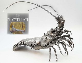 Large Silver Lobster Table Ornament By Buccellati (860 g) 