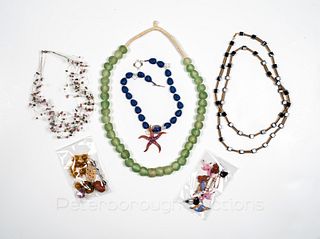 Lot of Artisan Necklaces and Components