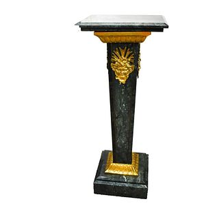 Empire Style Marble Pedestal