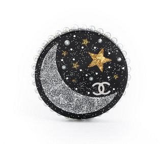 Chanel Runway Crescent Moon & Stars Motif Pin