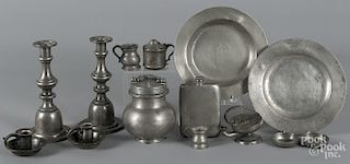 Continental pewter wares, mostly 19th c.