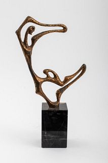 Frederick Weinberg Gilt Bronze Figural Sculpture