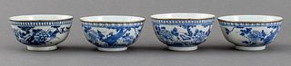 Vietnamese Blue and White Porcelain Bowls, 4