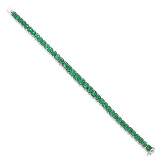 Sugarloaf Emerald Line Bracelet