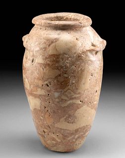 Exhibited / Published Egyptian Predynastic Naqada I Breccia Jar