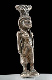 Exhibited / Published Egyptian Silver Amulet of Nephthys