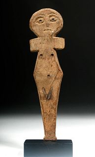 Egyptian Coptic Wood Female Figure, ex-Royal Athena