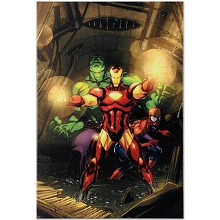 Marvel Comics "Secret Invasion #7" Numbered Limited Edition Giclee on Canvas by Leinil Francis Yu with COA.