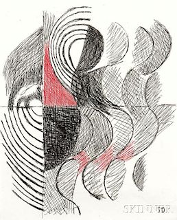 Sonia Delaunay-Terk (Ukrainian, 1885-1979)      Untitled