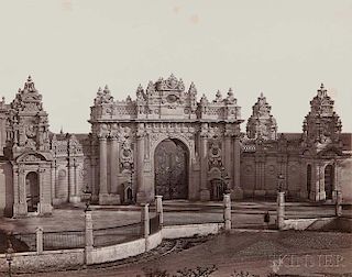 Robertson and Beato (British, fl. 1853-1867)      Dolmabahçe Palace Imperial Gate, Turkey