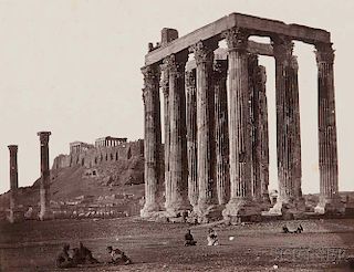 James Robertson (English, 1813-1888)      Temple of Jupiter, Athens