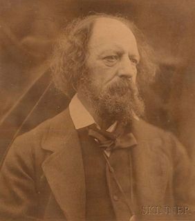 Julia Margaret Cameron (British, 1815-1879)      Alfred Tennyson