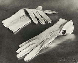 Ilse Bing (German/American, 1889-1998)      The Honorable Daisy Fellowes' Gloves by Dent, London, for Harper's Bazaar