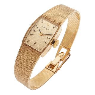 Vintage Ladies Rolex, 14k Yellow Gold Wristwatch