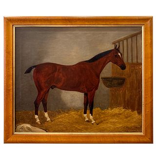 F. Clifton (1859-1895) Equestrian Portrait