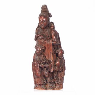 19th Century Chinese Bamboo Sculpture