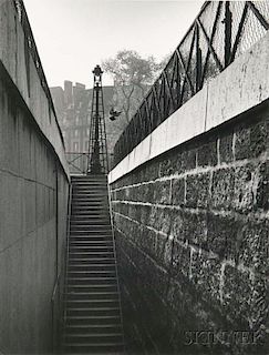André Kertész (Hungarian/American, 1894-1985)      Vert Galant, Paris