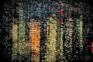 Ernst Haas (Austrian/American, 1921-1986)      Lights of New York City