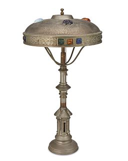 An Austrian Jugendstil table lamp