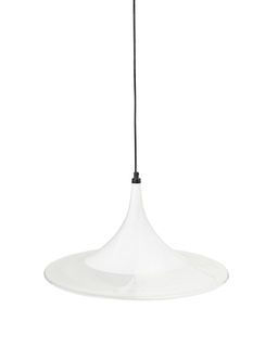 An Italian modernist plastic pendant light