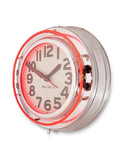 A Neon Clock Co. wall clock