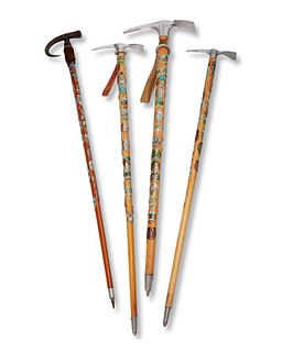 A group of Alpine decorative ice axes