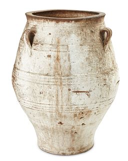 A Pakistani monumental terracotta storage jar